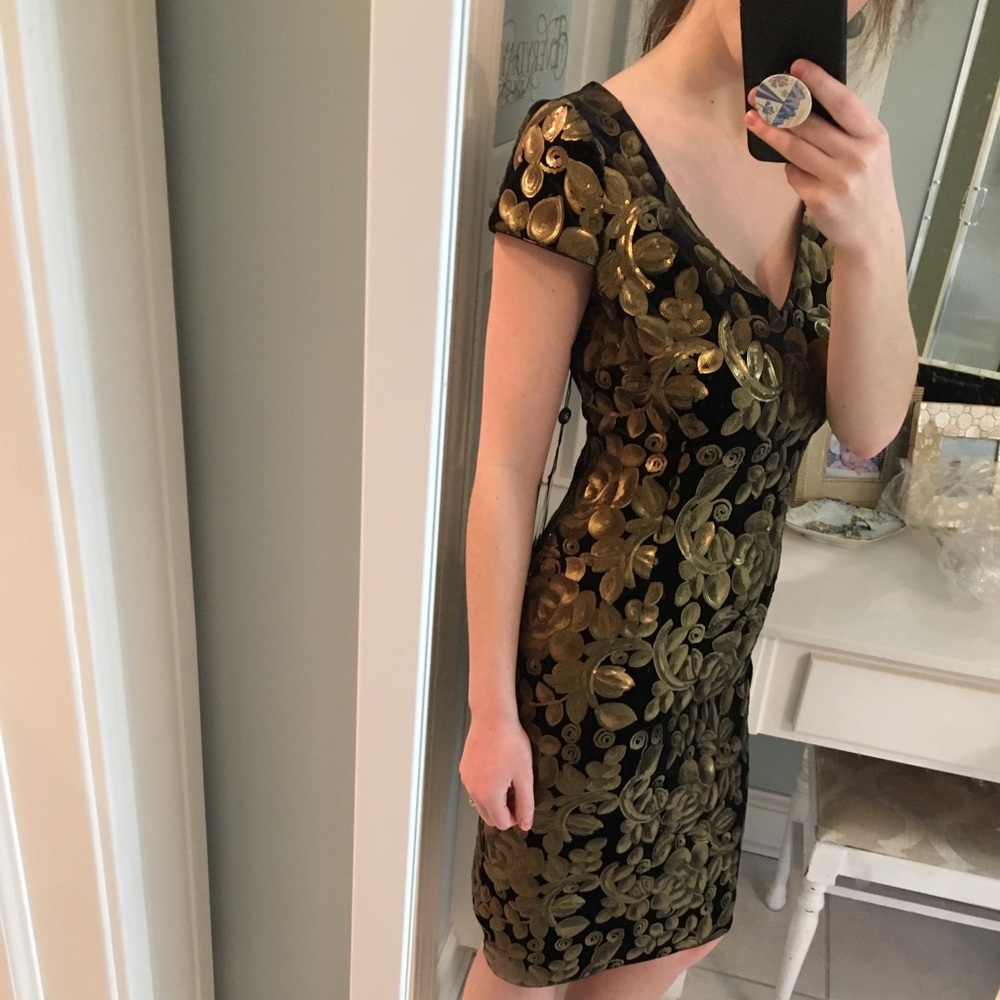 sequin designer dress